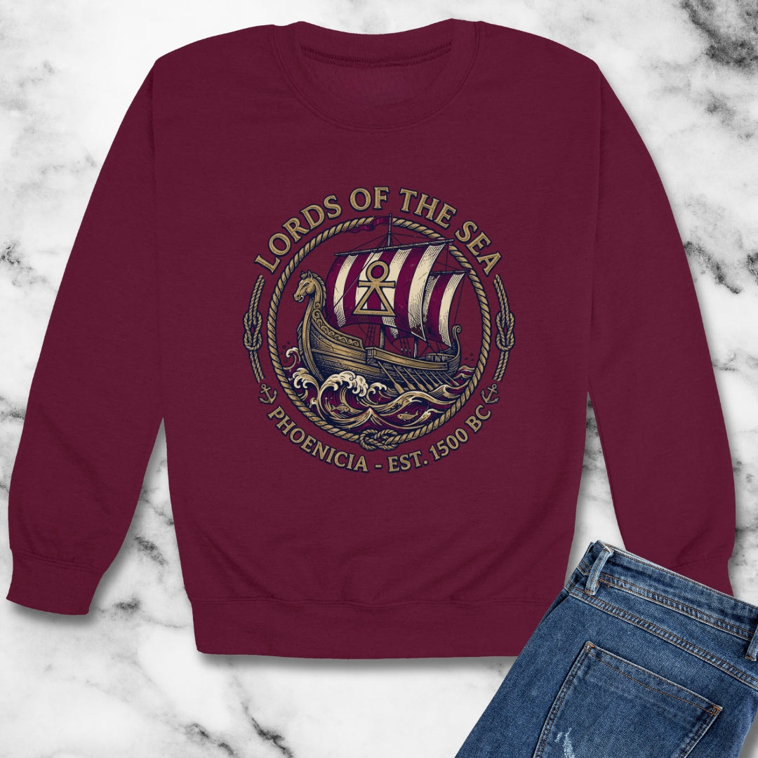 Pheonicians Lords of the Seas Unisex Heavy Crewneck Sweatshirt