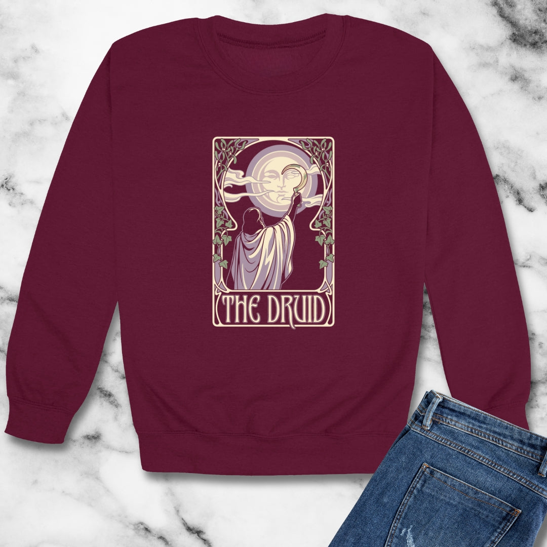 Druid Tarot Unisex Heavy Crewneck Sweatshirt
