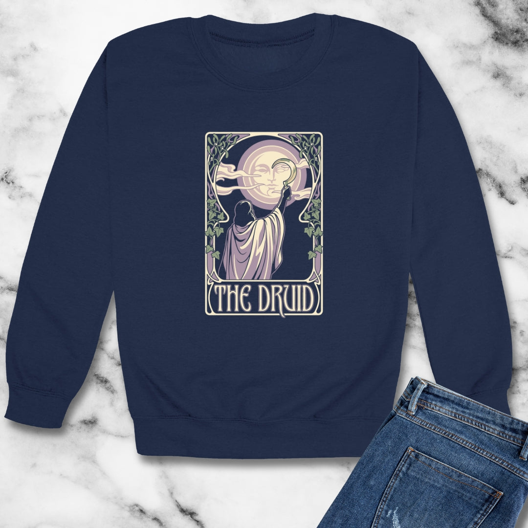 Druid Tarot Unisex Heavy Crewneck Sweatshirt