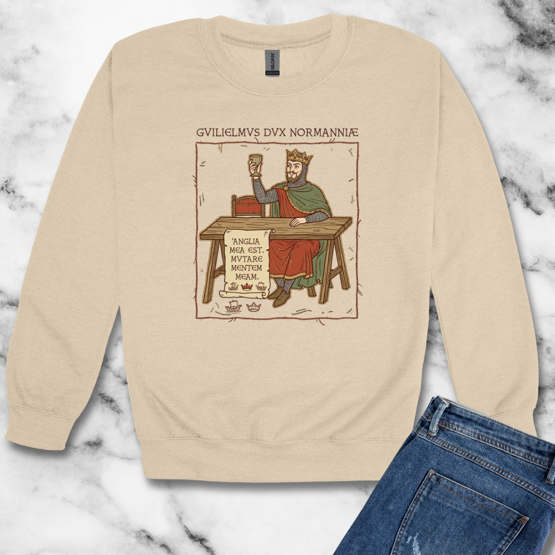 William Conqueror England is Mine Unisex Heavy Crewneck Sweatshirt