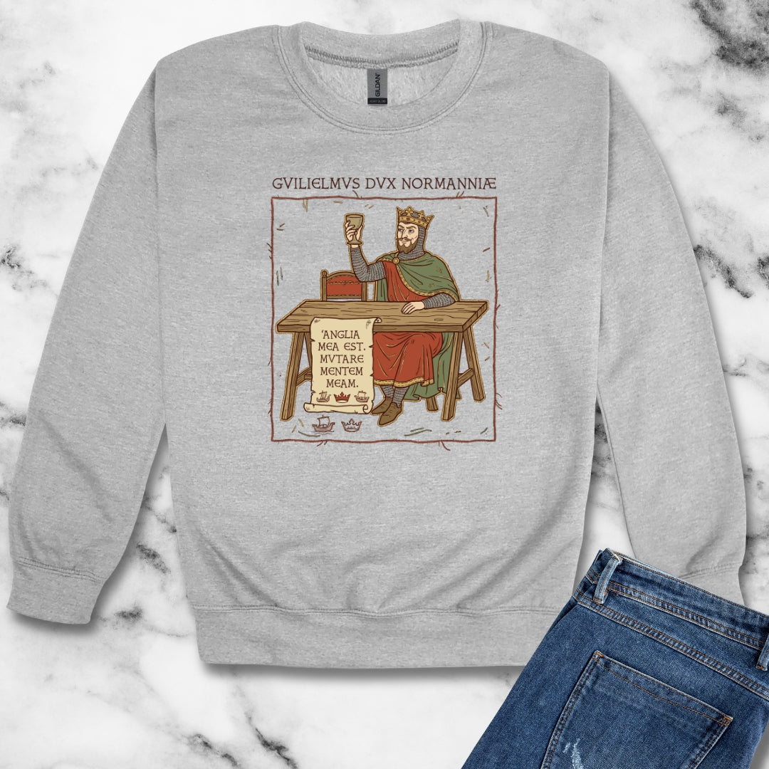 William Conqueror England is Mine Unisex Heavy Crewneck Sweatshirt
