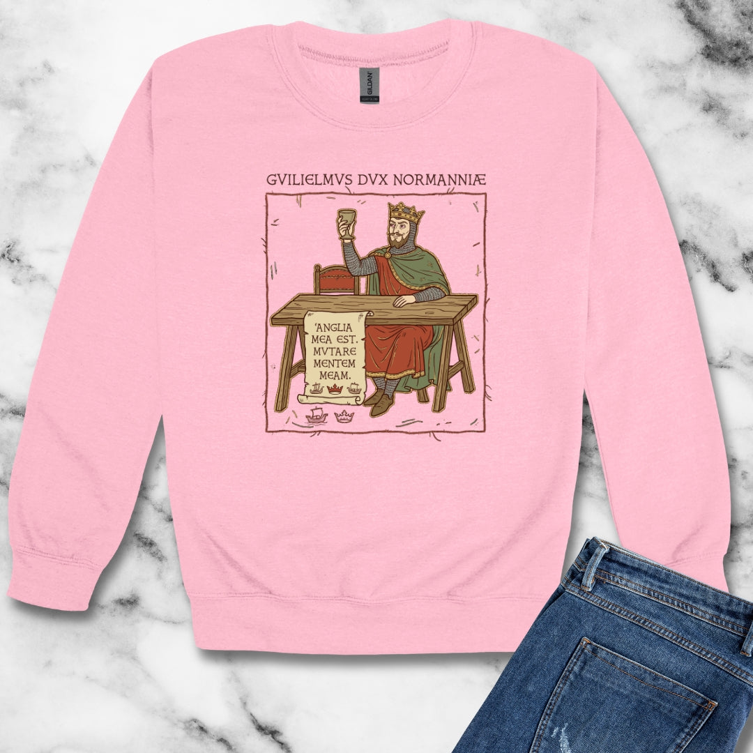 William Conqueror England is Mine Unisex Heavy Crewneck Sweatshirt