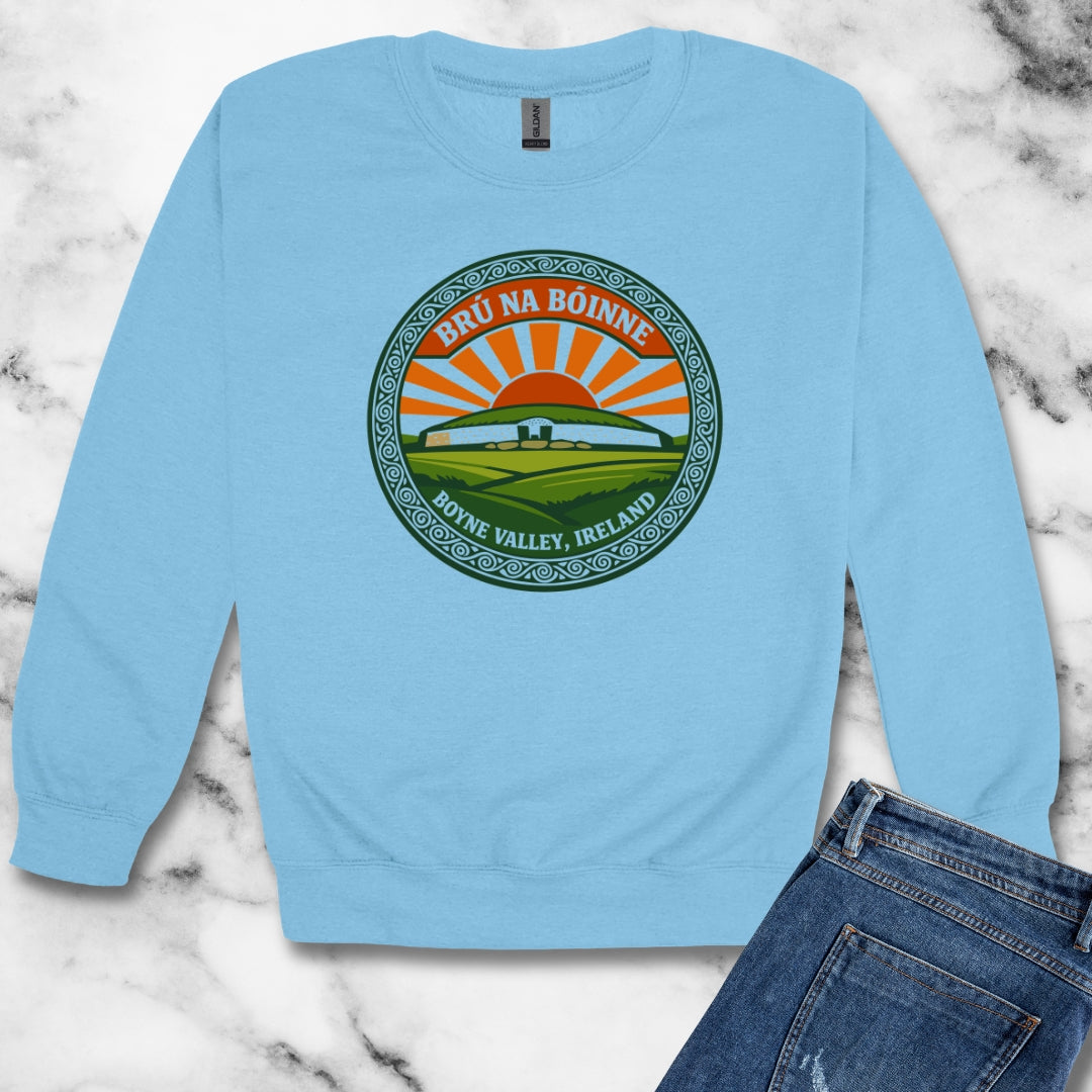 Newgrange Unisex Heavy Crewneck Sweatshirt