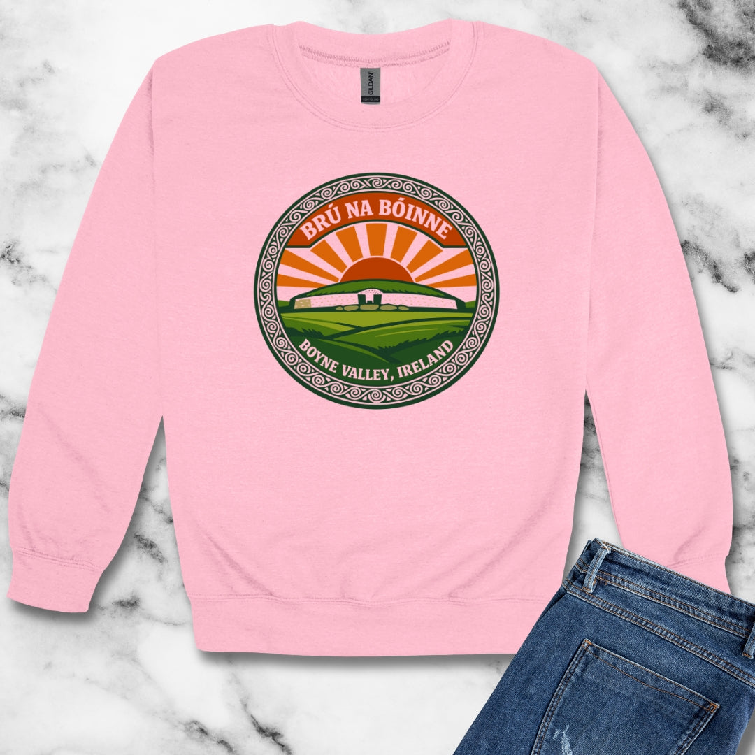 Newgrange Unisex Heavy Crewneck Sweatshirt