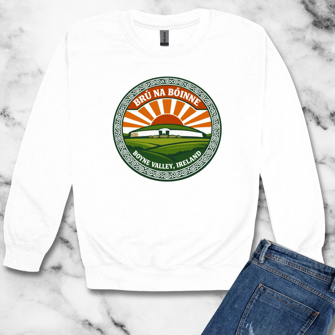 Newgrange Unisex Heavy Crewneck Sweatshirt