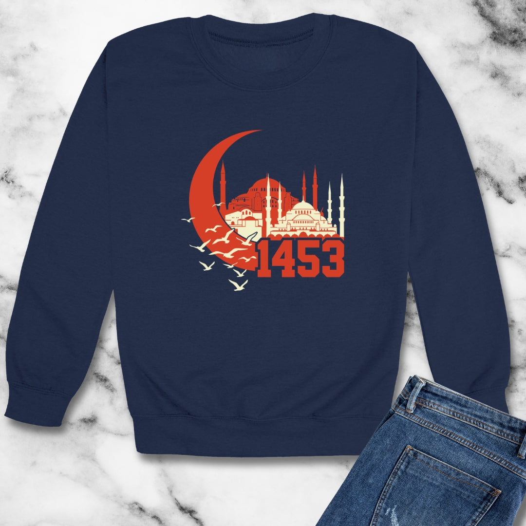 1453 Founding of Ottoman Empire Unisex Heavy Crewneck Sweatshirt