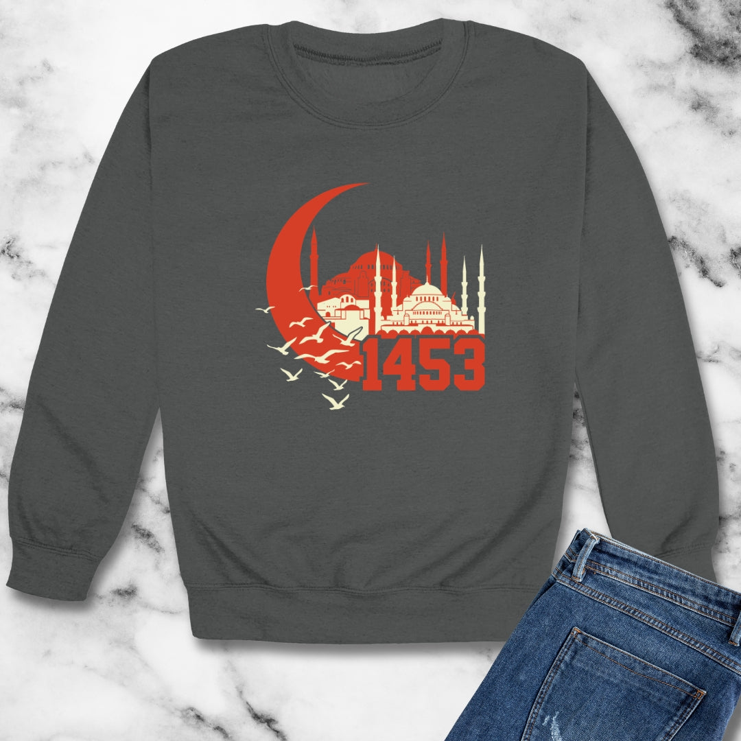 1453 Founding of Ottoman Empire Unisex Heavy Crewneck Sweatshirt