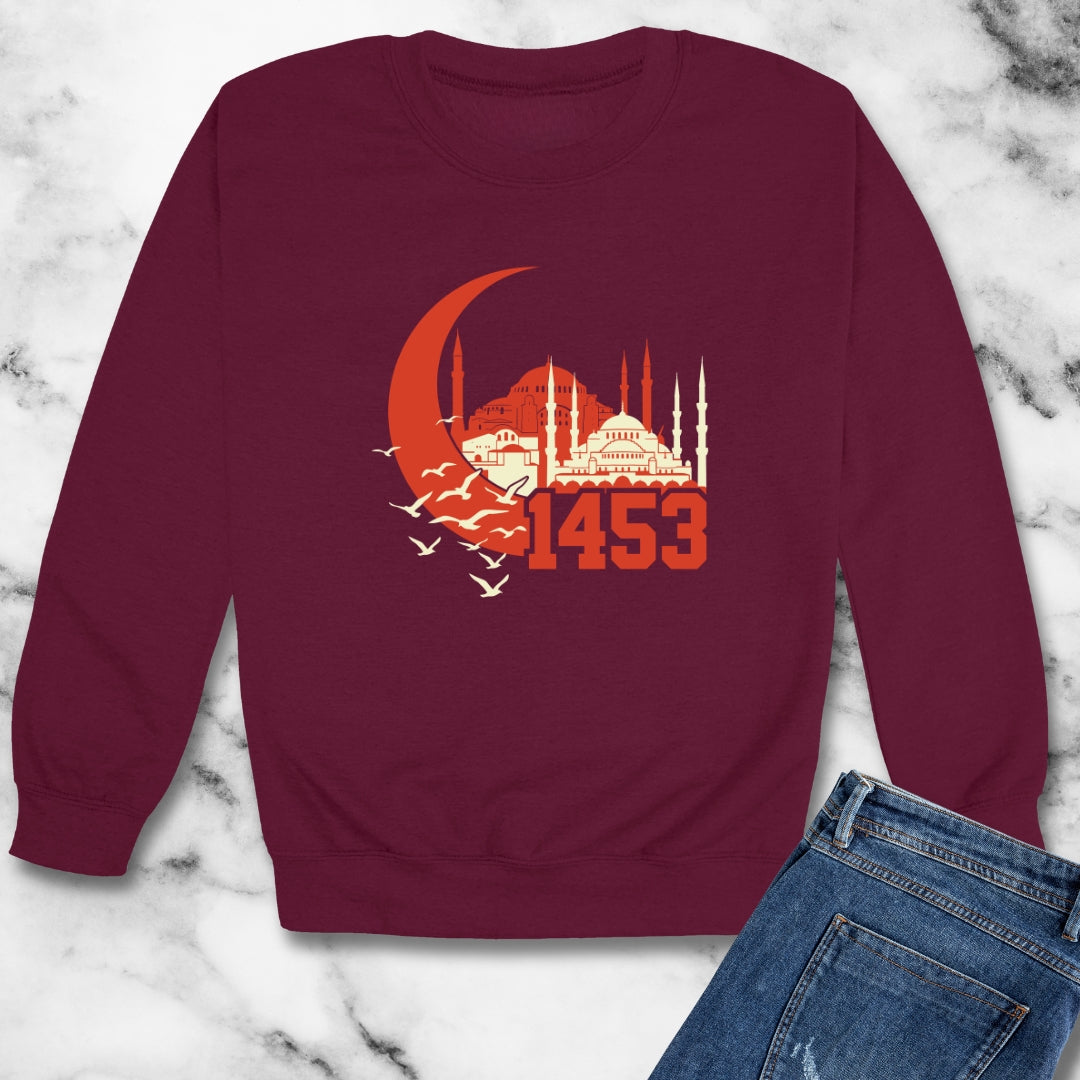 1453 Founding of Ottoman Empire Unisex Heavy Crewneck Sweatshirt