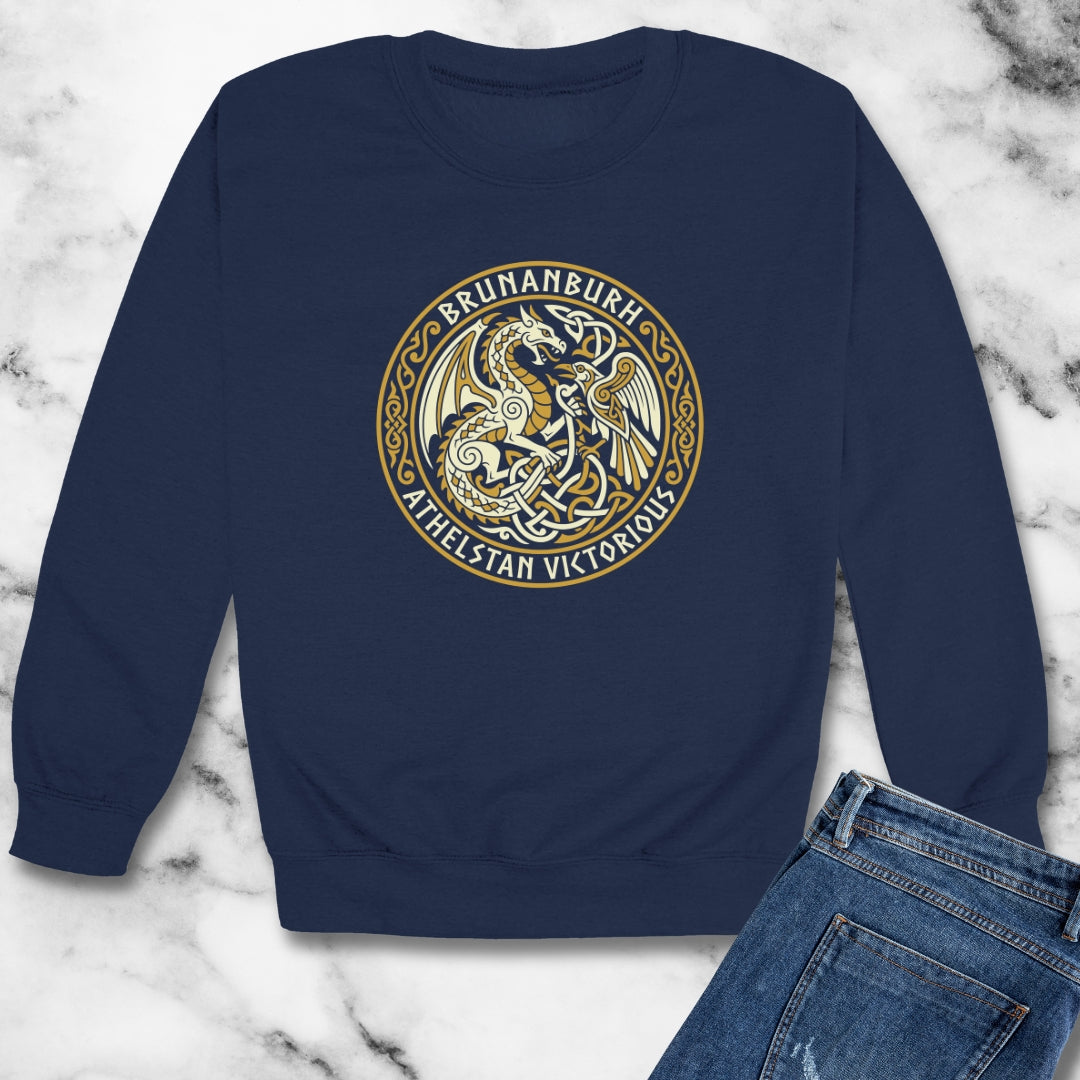 Battle of Brunanburh 937 Anglo-Saxon  Unisex Heavy Crewneck Sweatshirt