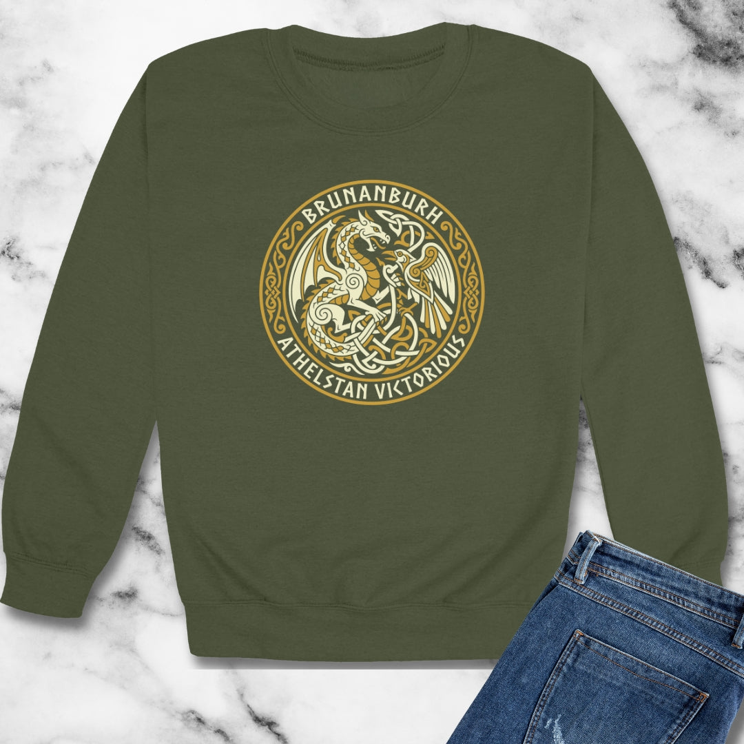 Battle of Brunanburh 937 Anglo-Saxon  Unisex Heavy Crewneck Sweatshirt