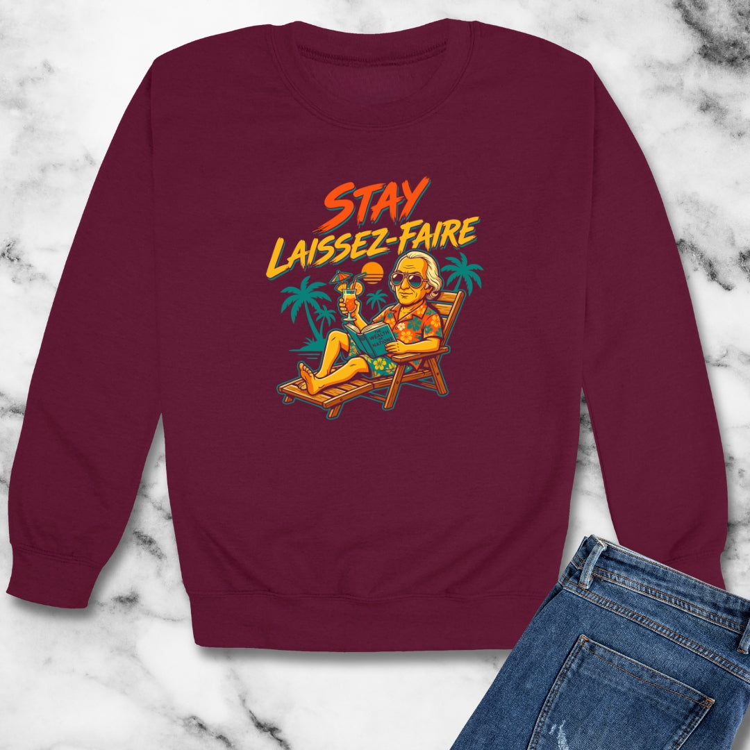Adam Smith Enlightenment Economist Unisex Heavy Crewneck Sweatshirt