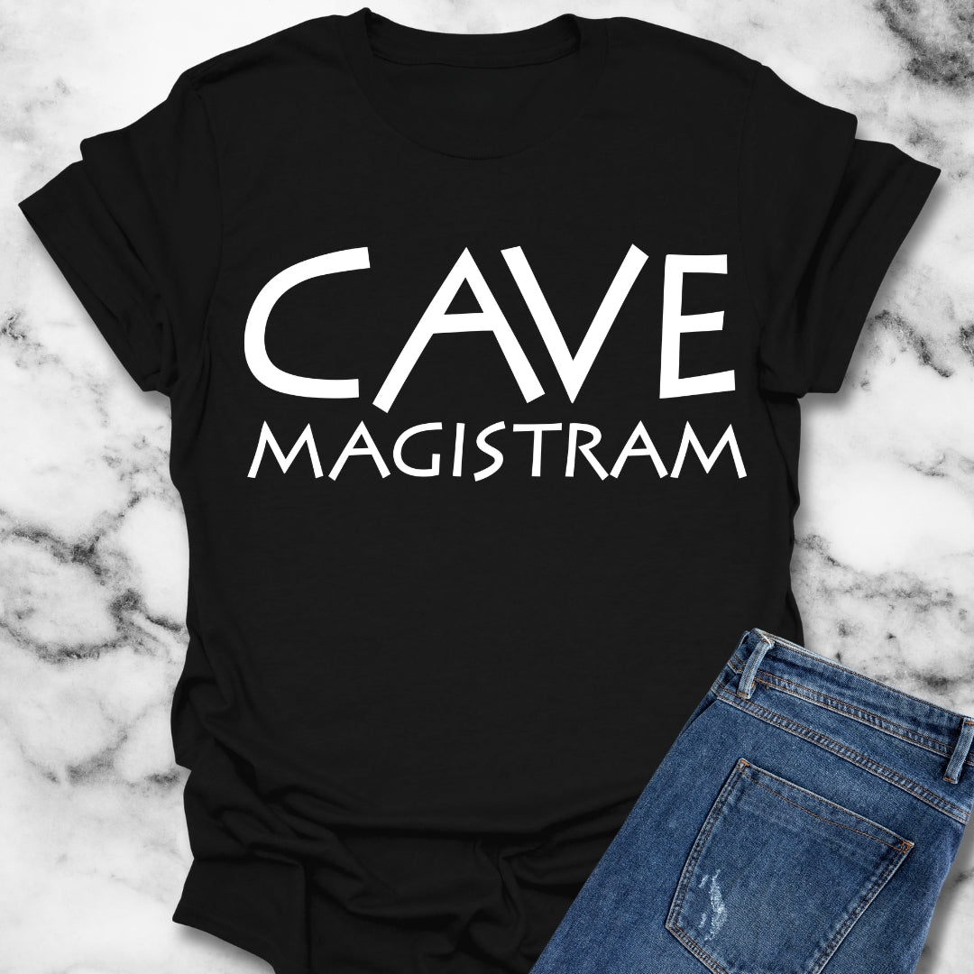 Cave Magistram Beware Teacher T-Shirt