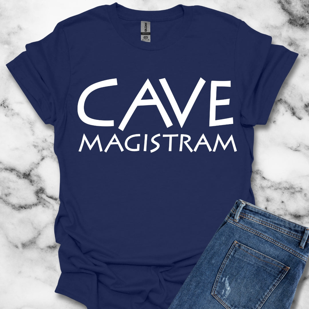 Cave Magistram Beware Teacher T-Shirt