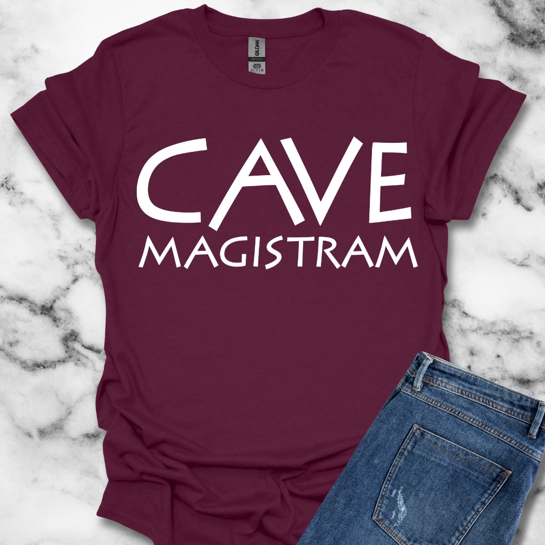 Cave Magistram Beware Teacher T-Shirt