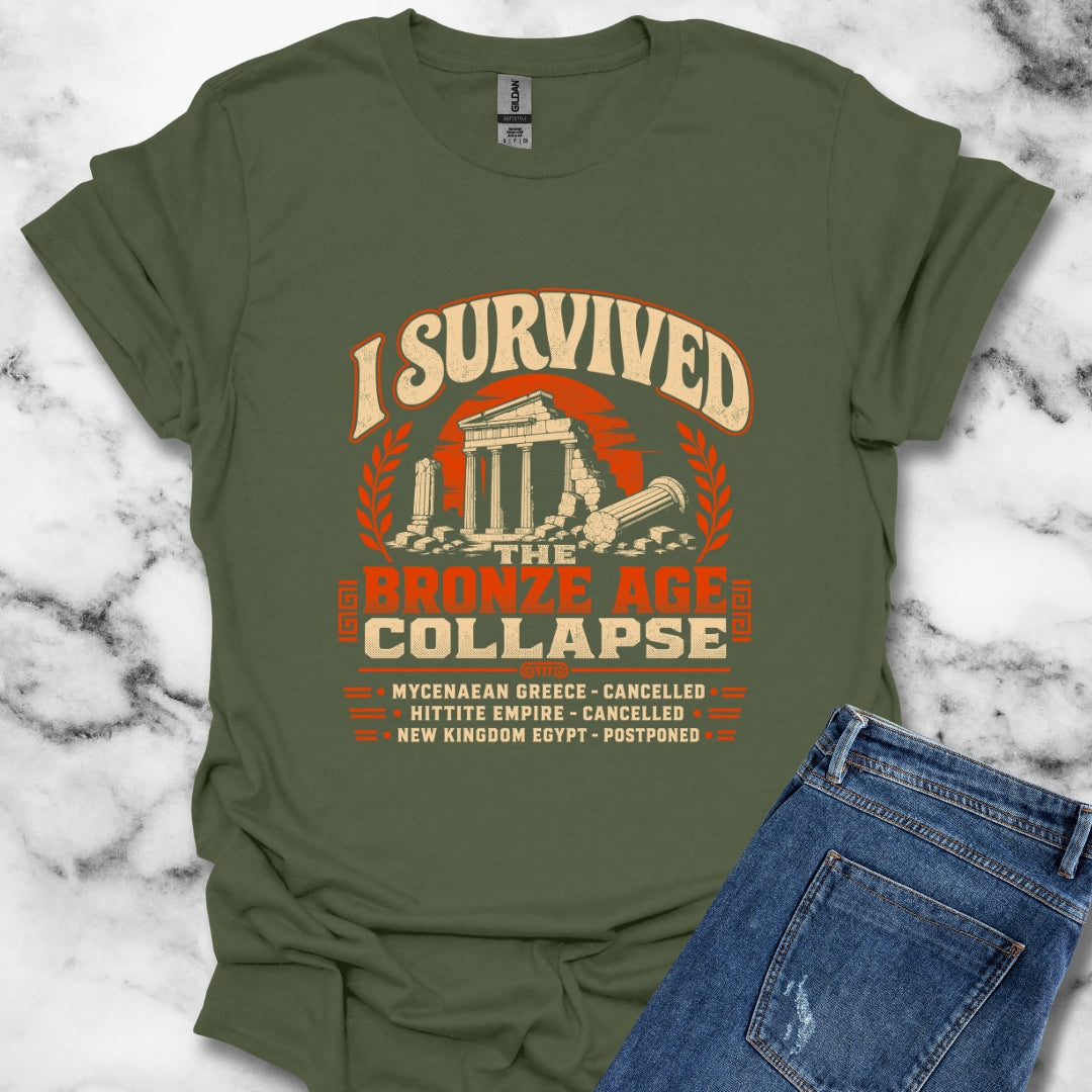 I Survived the Bronze Age Collapse Tour T-Shirt