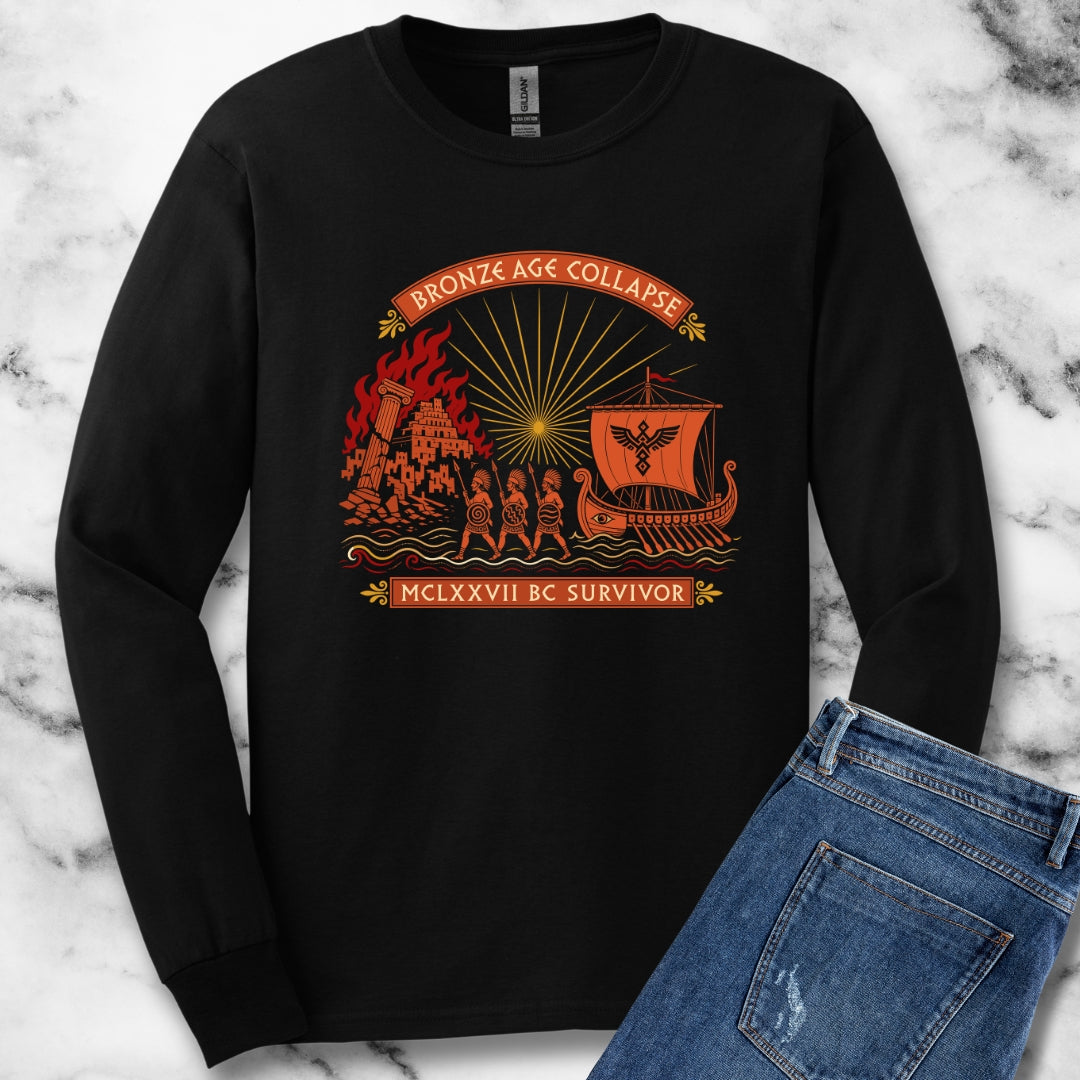Bronze Age Collapse Survivor Unisex Long Sleeve Tee
