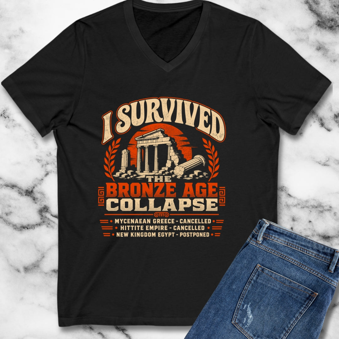 I Survived the Bronze Age Collapse Tour V-Neck