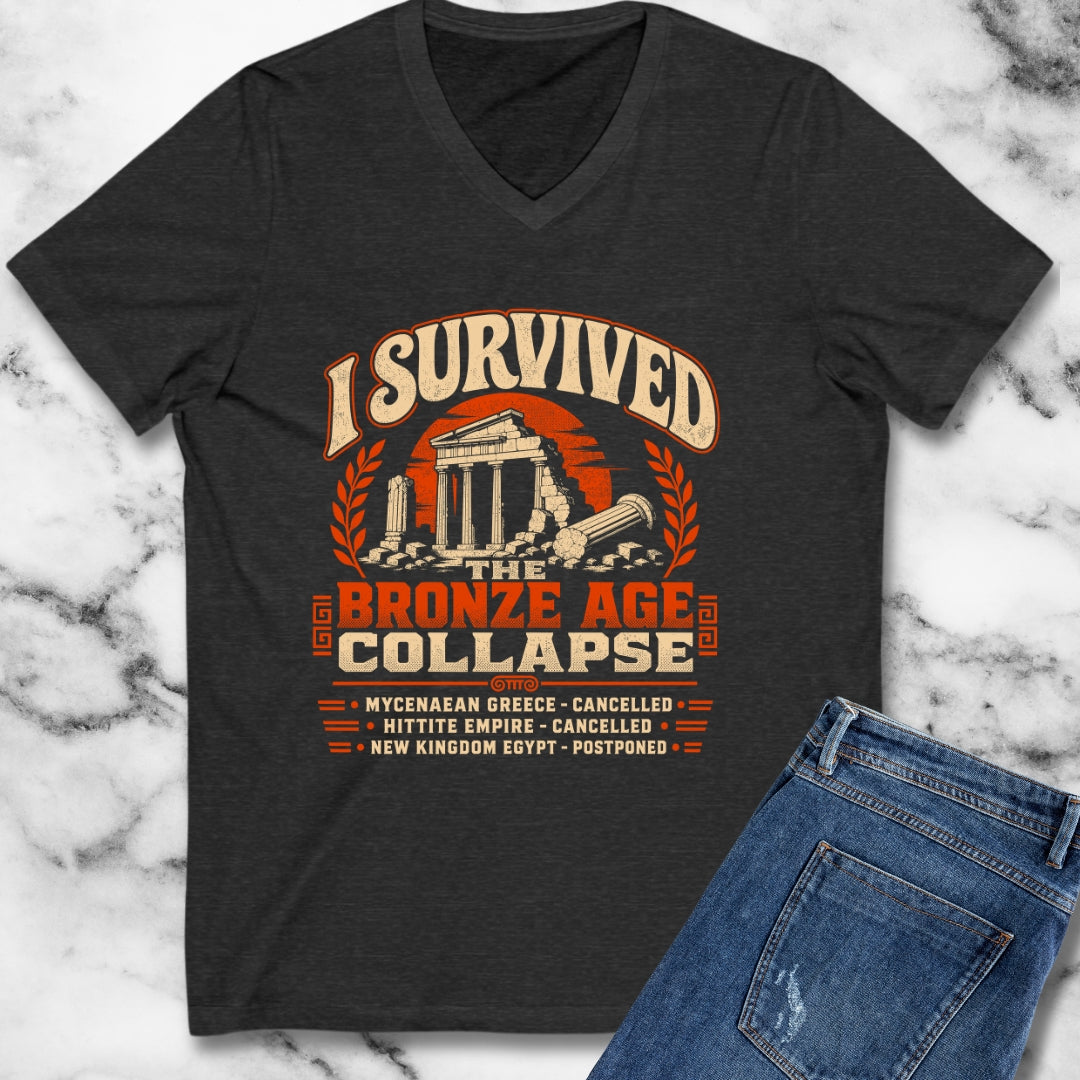 I Survived the Bronze Age Collapse Tour V-Neck