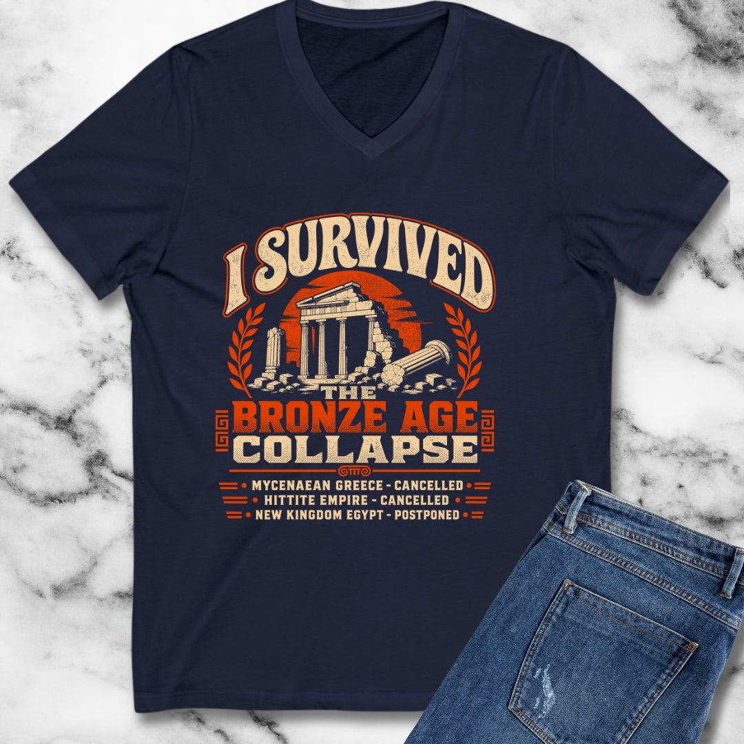 I Survived the Bronze Age Collapse Tour V-Neck