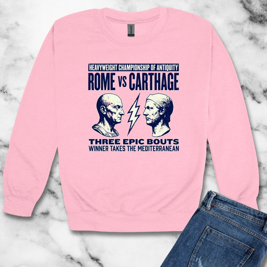 Punic Wars Matchup Unisex Heavy Crewneck Sweatshirt