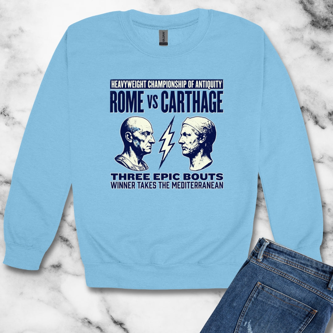 Punic Wars Matchup Unisex Heavy Crewneck Sweatshirt