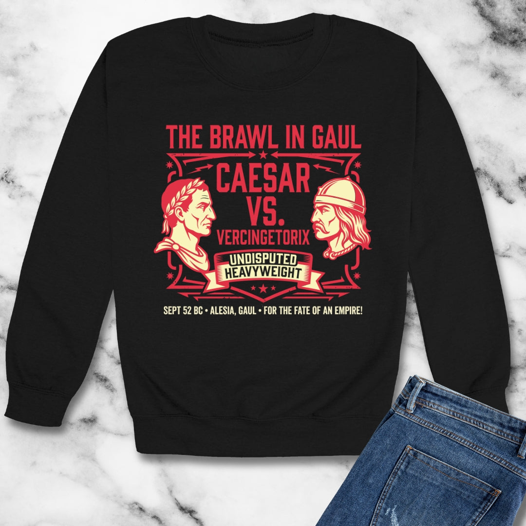 Caesar vs Vercingetorix Battle of Alesia Unisex Heavy Crewneck Sweatshirt