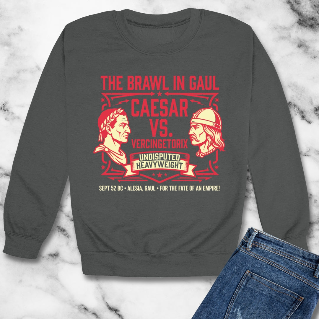 Caesar vs Vercingetorix Battle of Alesia Unisex Heavy Crewneck Sweatshirt
