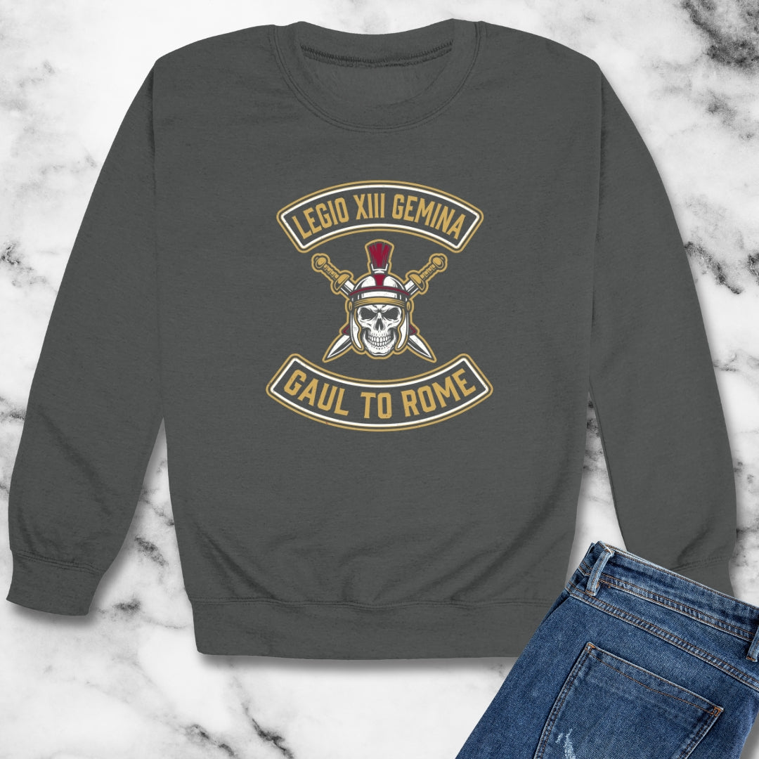 Legio XIII Gaul to Rome Gemina Unisex Heavy Crewneck Sweatshirt
