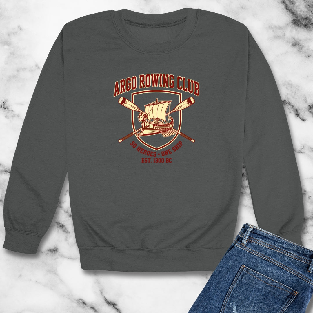 Jason and Argonauts Argo Rowing Club Unisex Heavy Crewneck Sweatshirt