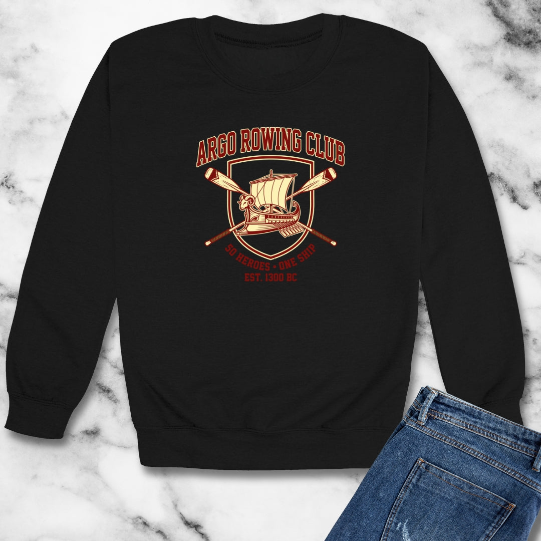Jason and Argonauts Argo Rowing Club Unisex Heavy Crewneck Sweatshirt