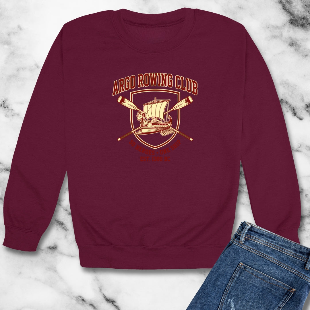 Jason and Argonauts Argo Rowing Club Unisex Heavy Crewneck Sweatshirt