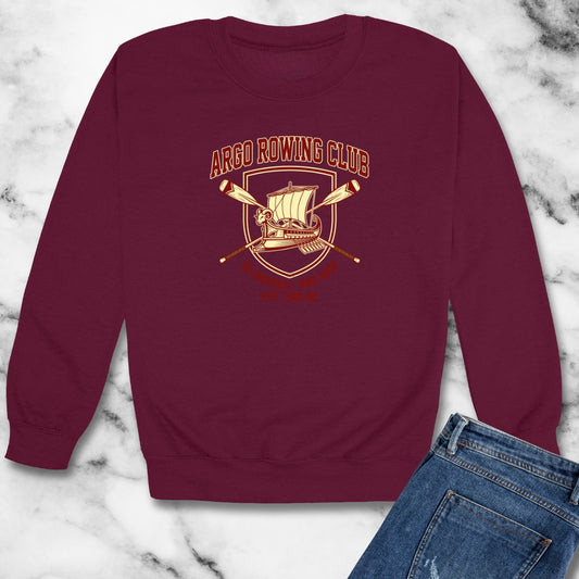 Jason and Argonauts Argo Rowing Club Unisex Heavy Crewneck Sweatshirt