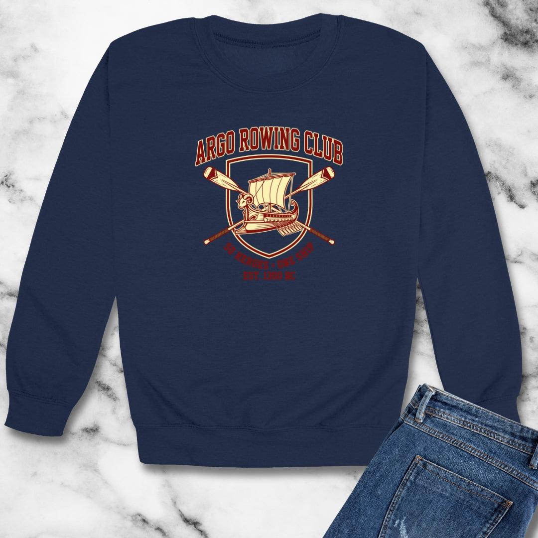 Jason and Argonauts Argo Rowing Club Unisex Heavy Crewneck Sweatshirt