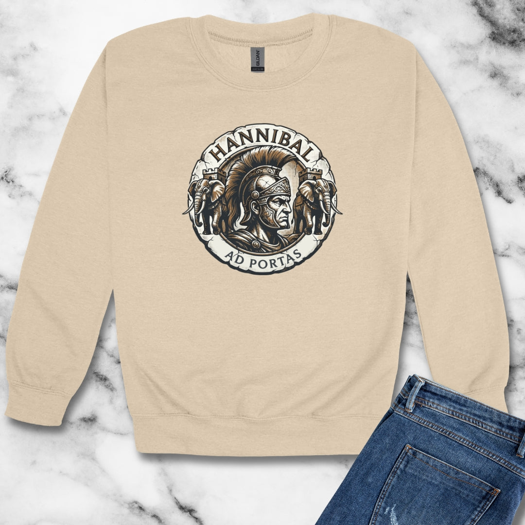 Hannibal Ad Portas Medallion Unisex Heavy Crewneck Sweatshirt