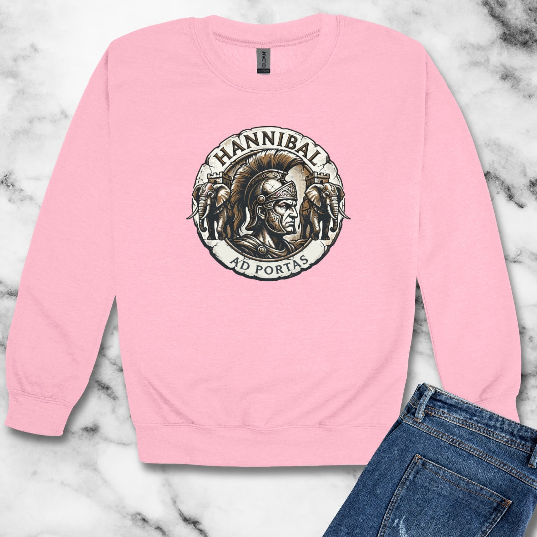 Hannibal Ad Portas Medallion Unisex Heavy Crewneck Sweatshirt