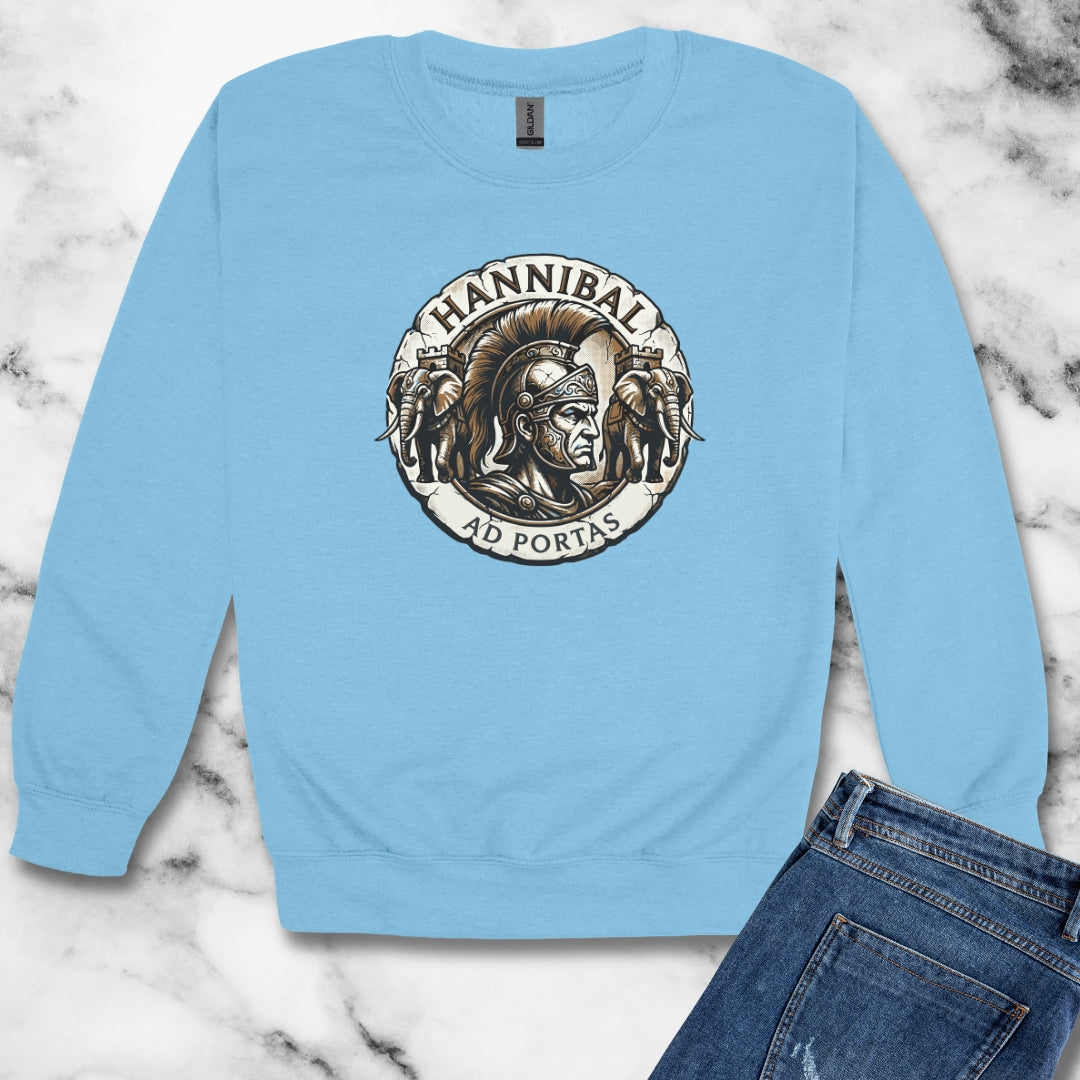 Hannibal Ad Portas Medallion Unisex Heavy Crewneck Sweatshirt