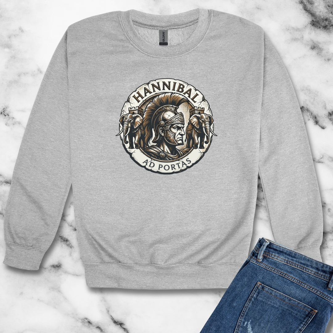 Hannibal Ad Portas Medallion Unisex Heavy Crewneck Sweatshirt