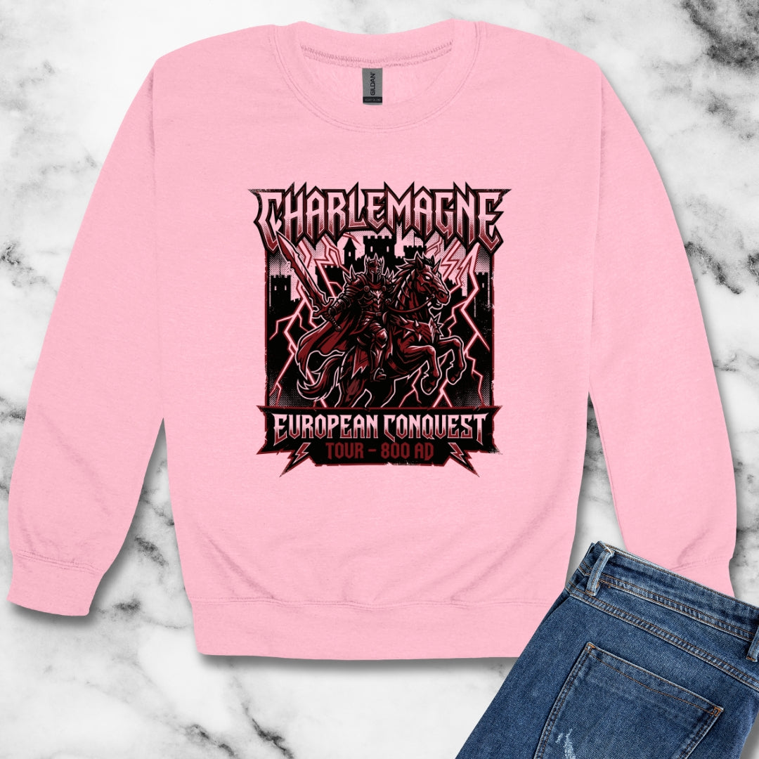 Charlemagne European Conquest Tour Unisex Heavy Crewneck Sweatshirt