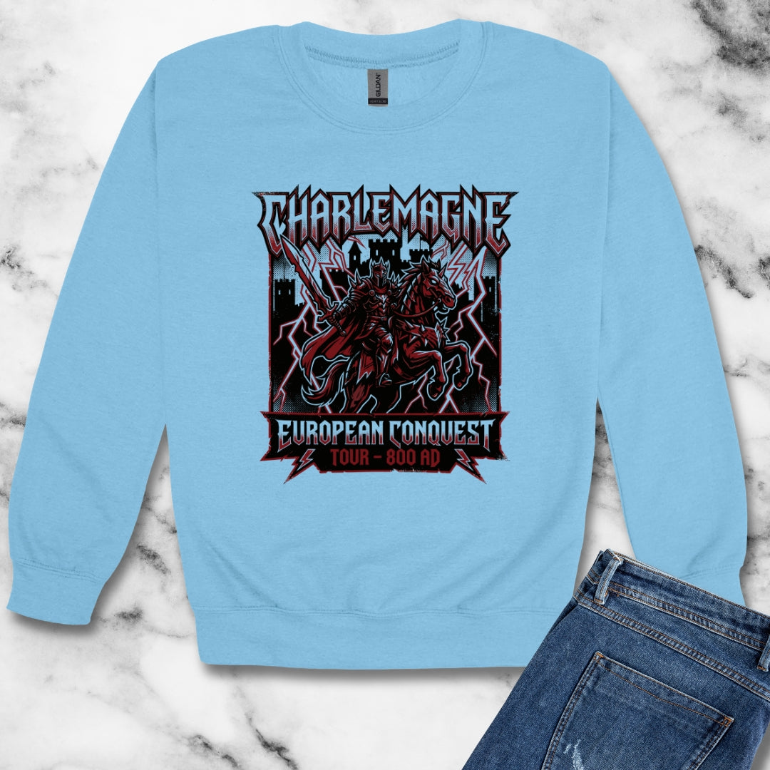 Charlemagne European Conquest Tour Unisex Heavy Crewneck Sweatshirt