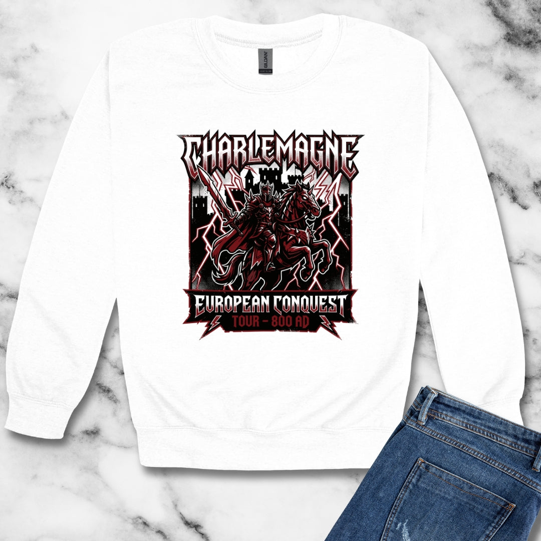 Charlemagne European Conquest Tour Unisex Heavy Crewneck Sweatshirt