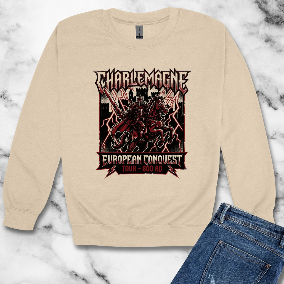 Charlemagne European Conquest Tour Unisex Heavy Crewneck Sweatshirt