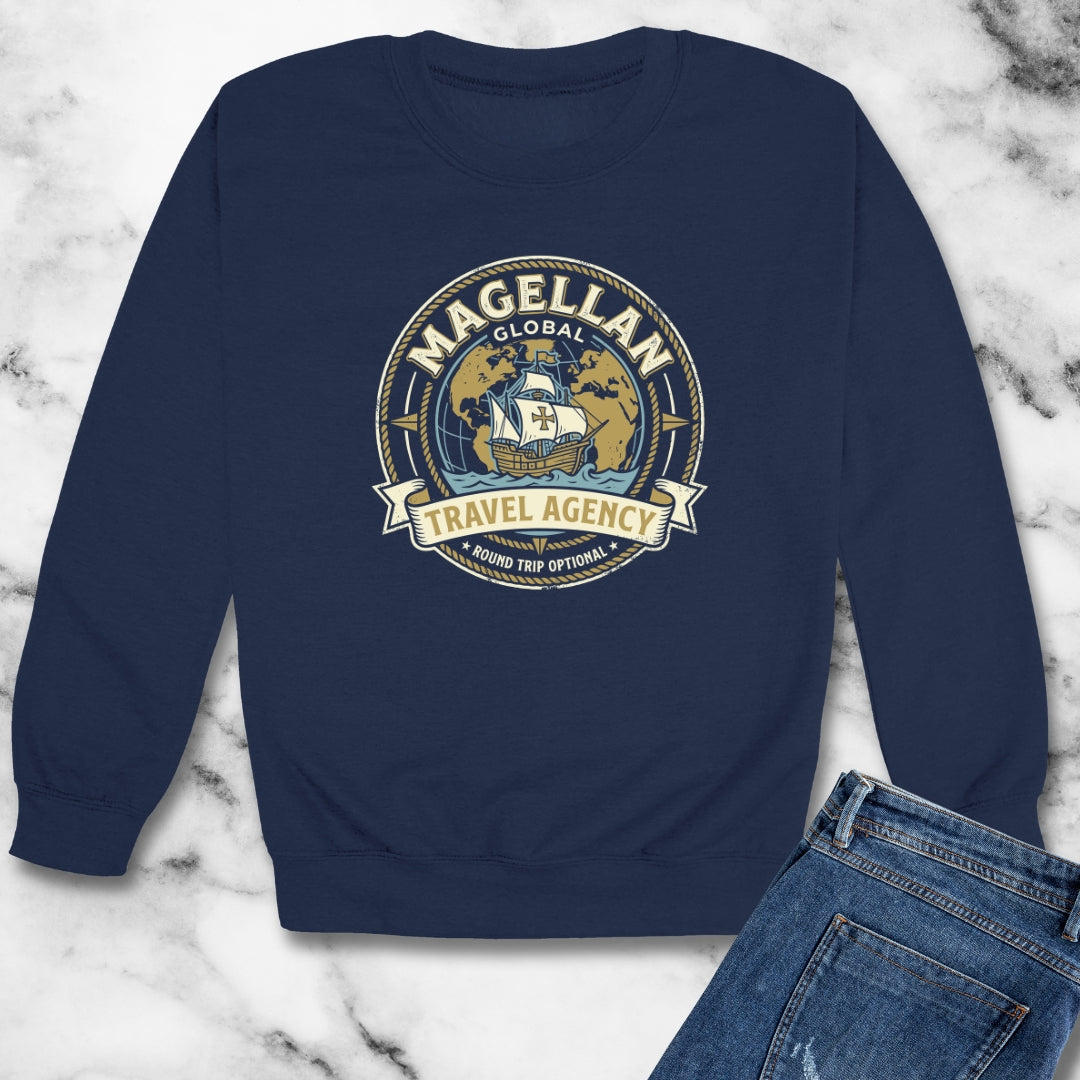 Magellan Travel Agency Unisex Heavy Crewneck Sweatshirt