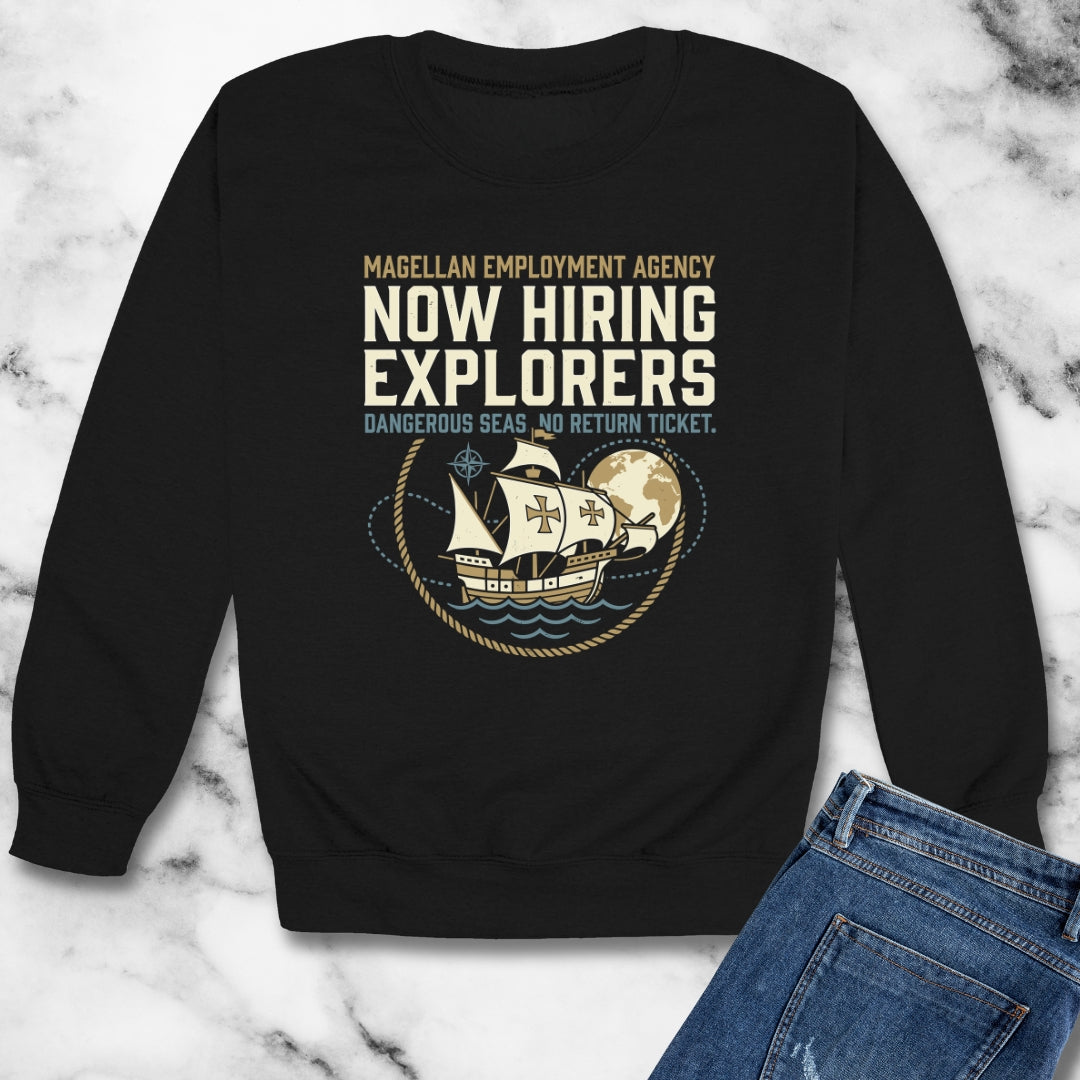 Magellan Emplyment Agency Unisex Heavy Crewneck Sweatshirt