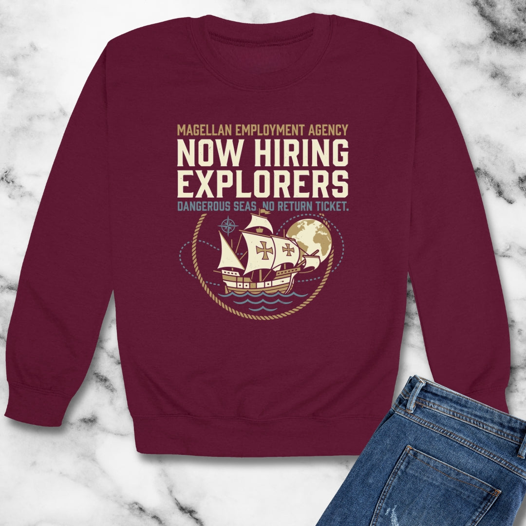 Magellan Emplyment Agency Unisex Heavy Crewneck Sweatshirt