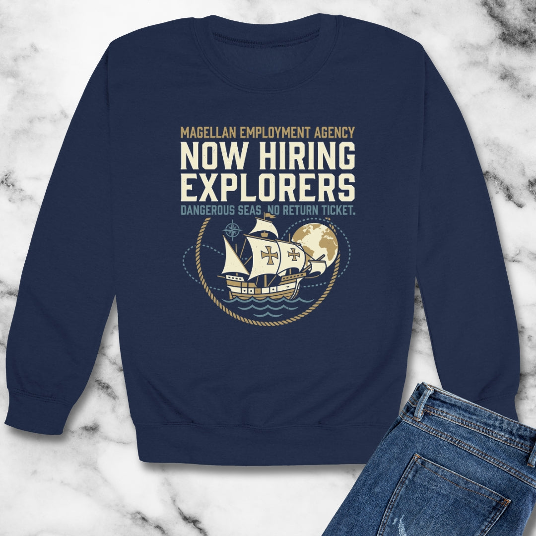 Magellan Emplyment Agency Unisex Heavy Crewneck Sweatshirt