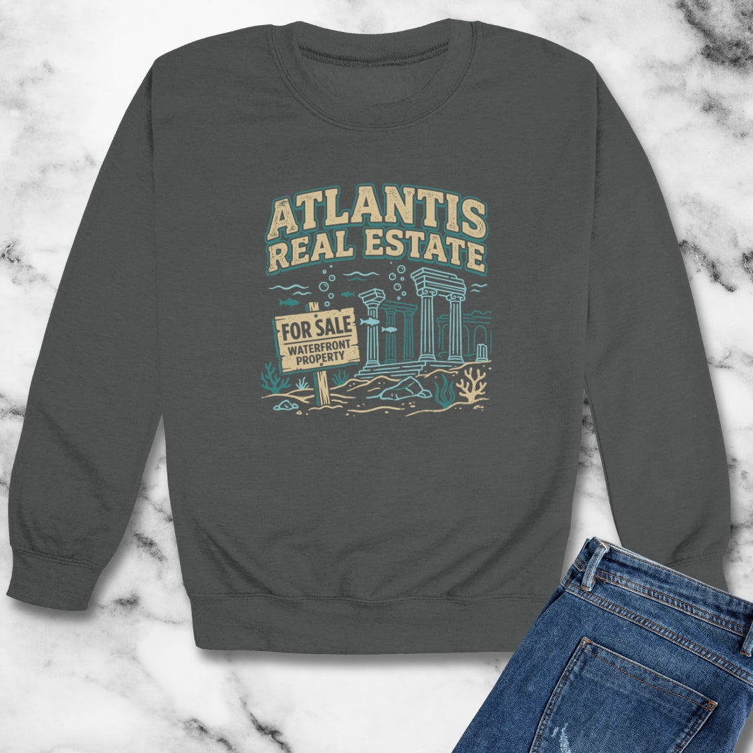 Atlantis Real Estate Agency Unisex Heavy Crewneck Sweatshirt