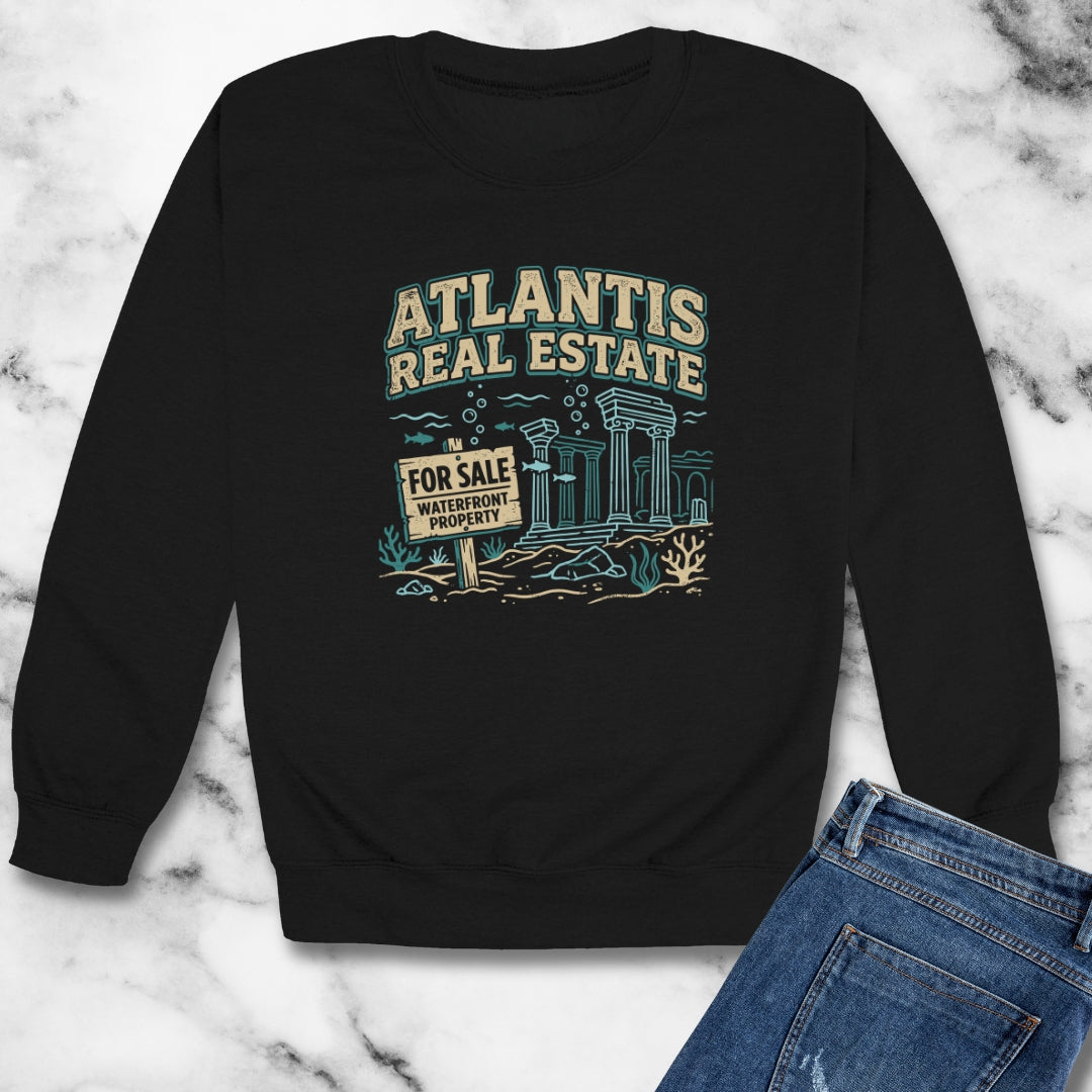 Atlantis Real Estate Agency Unisex Heavy Crewneck Sweatshirt