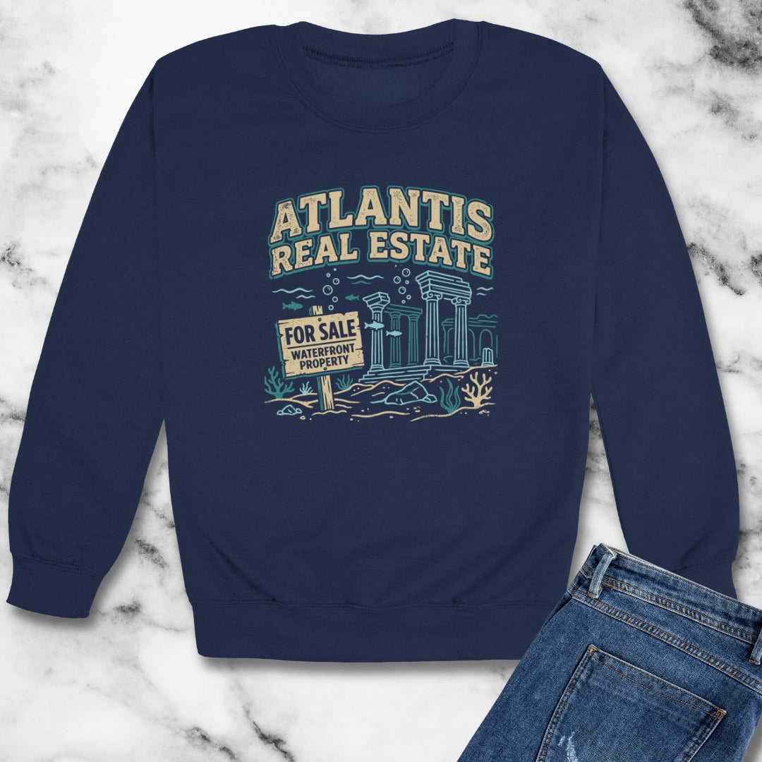 Atlantis Real Estate Agency Unisex Heavy Crewneck Sweatshirt