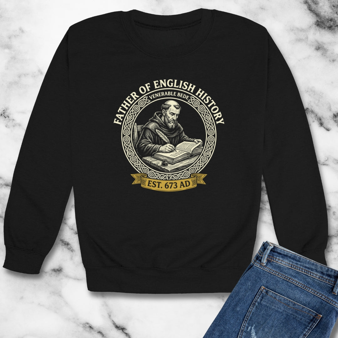 Venerable Bede Father of English History Unisex Heavy Crewneck Sweatshirt