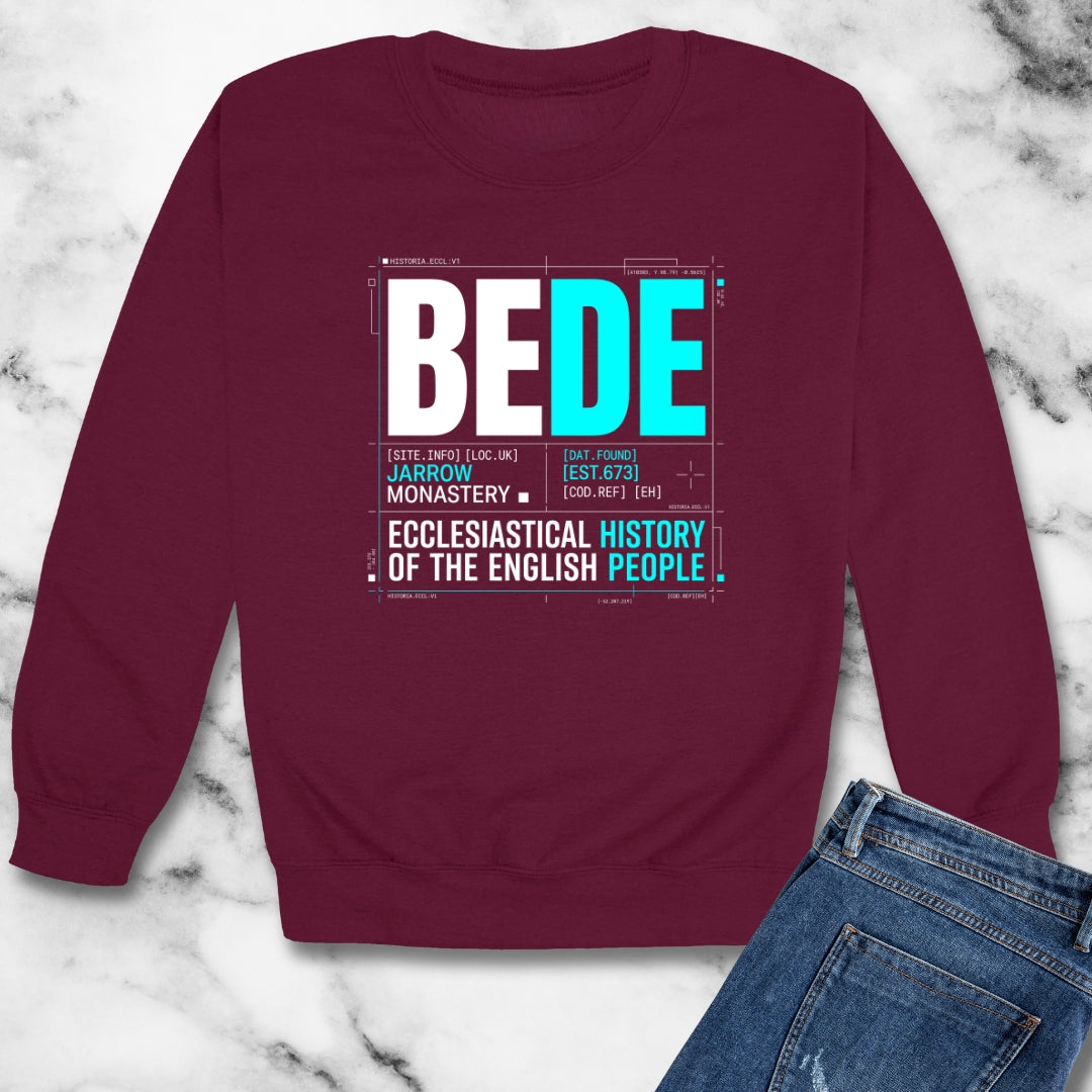 Venerable Bede History of the English People Unisex Heavy Crewneck Sweatshirt